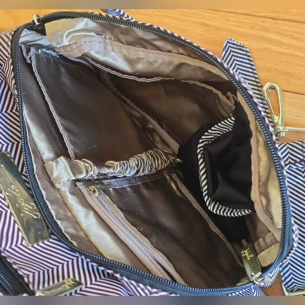JuJuBe Diaper Bag, Travel Backpack and Large Tote with Portable Changing Pad